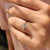 Round Cut 3 Diamond Engagement Ring