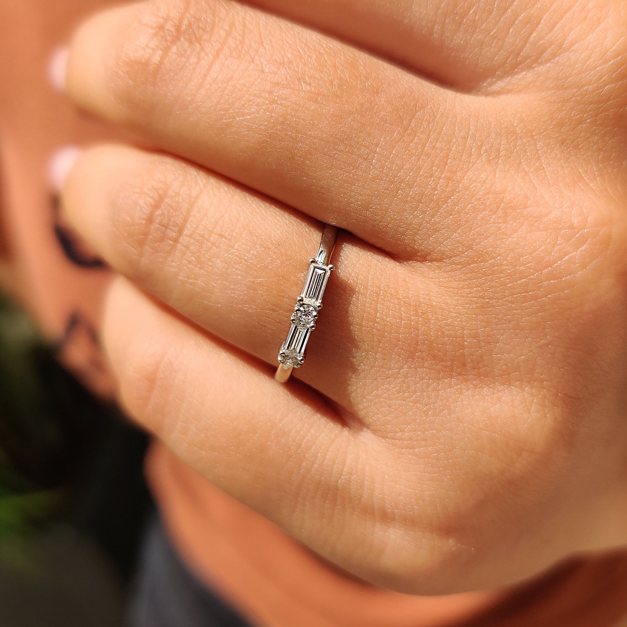 Custom wedding band designed to your preference with high-quality diamonds.
