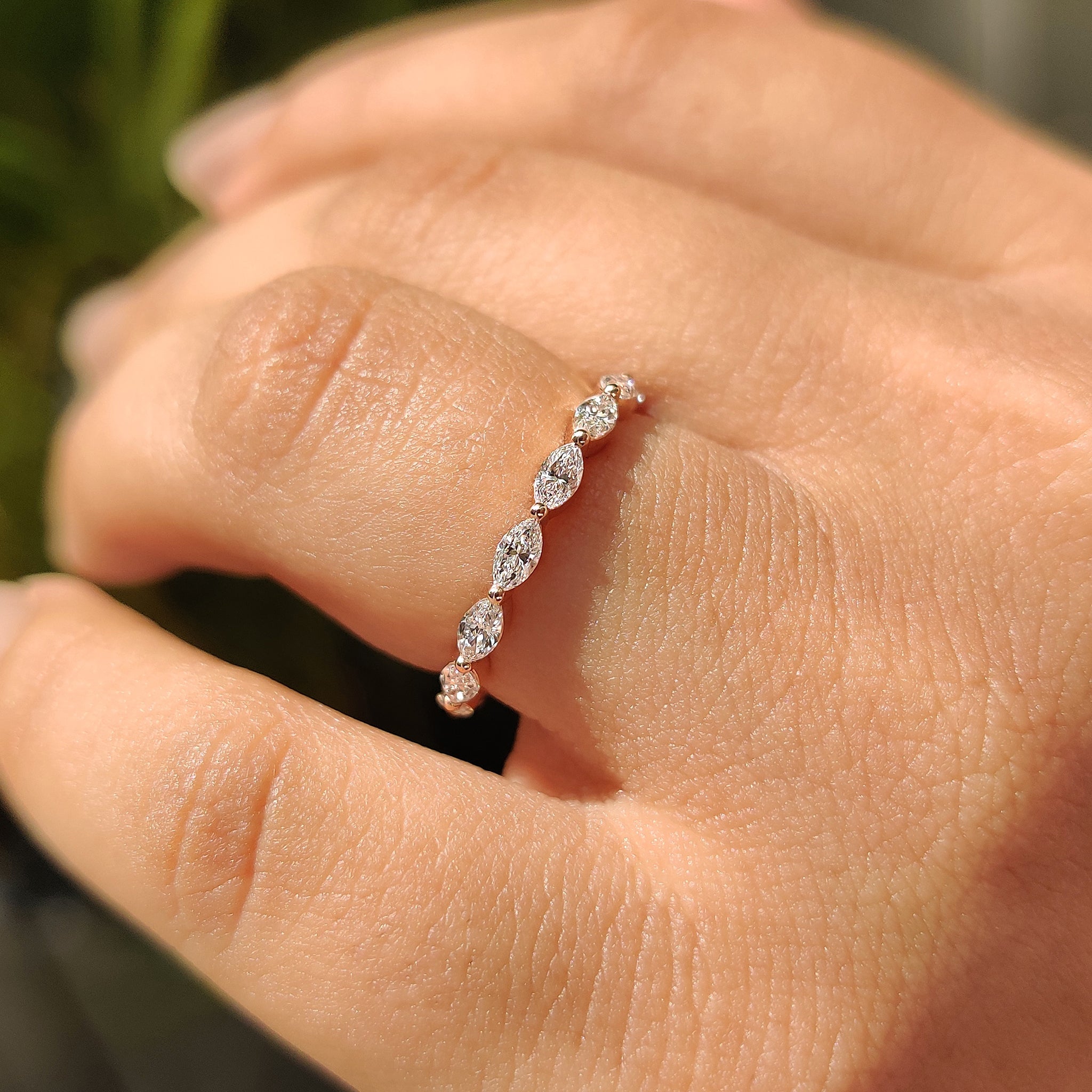 Handmade band featuring carat diamonds wedding band for a promise band.
