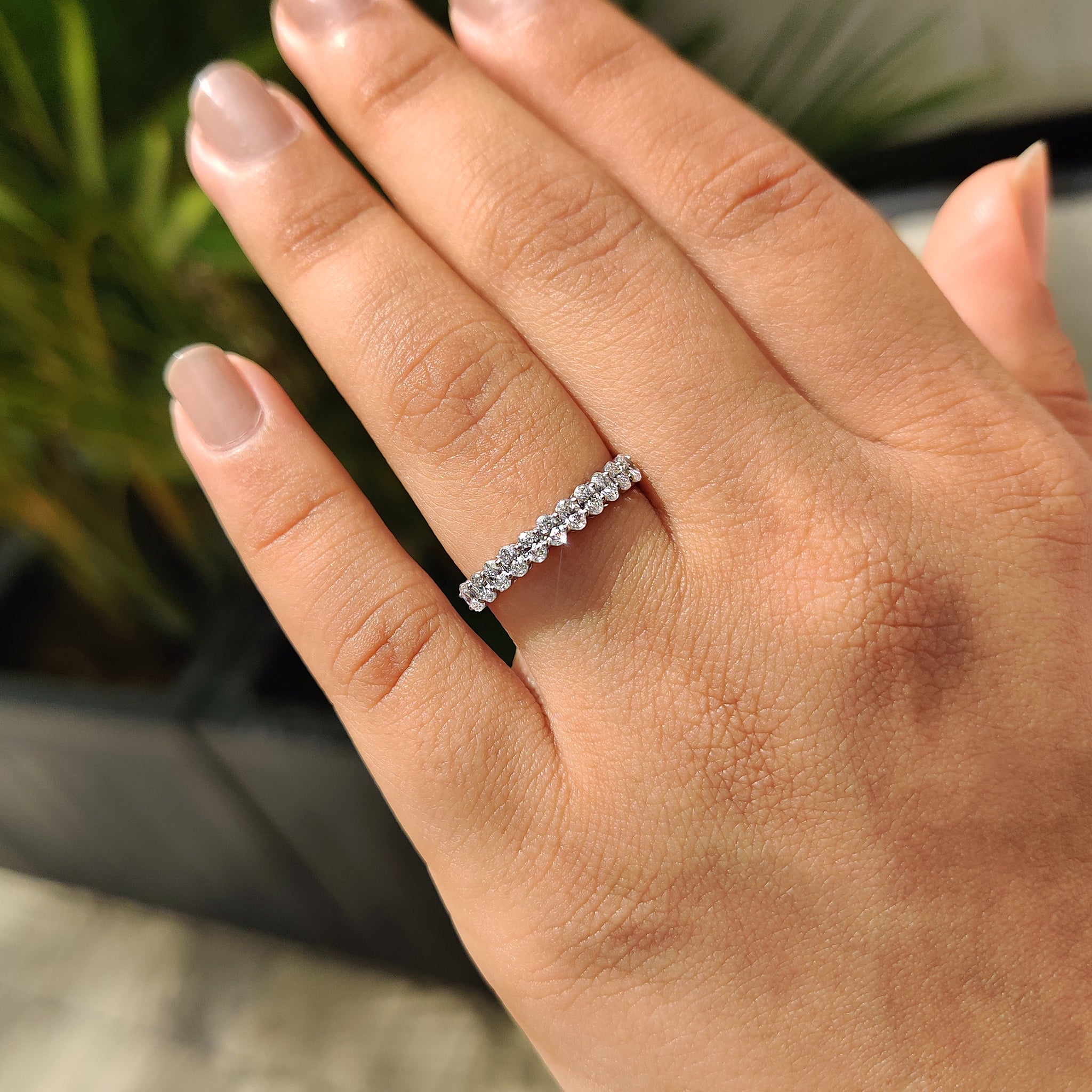 Oval diamond wedding band with carat diamonds wedding band craftsmanship.
