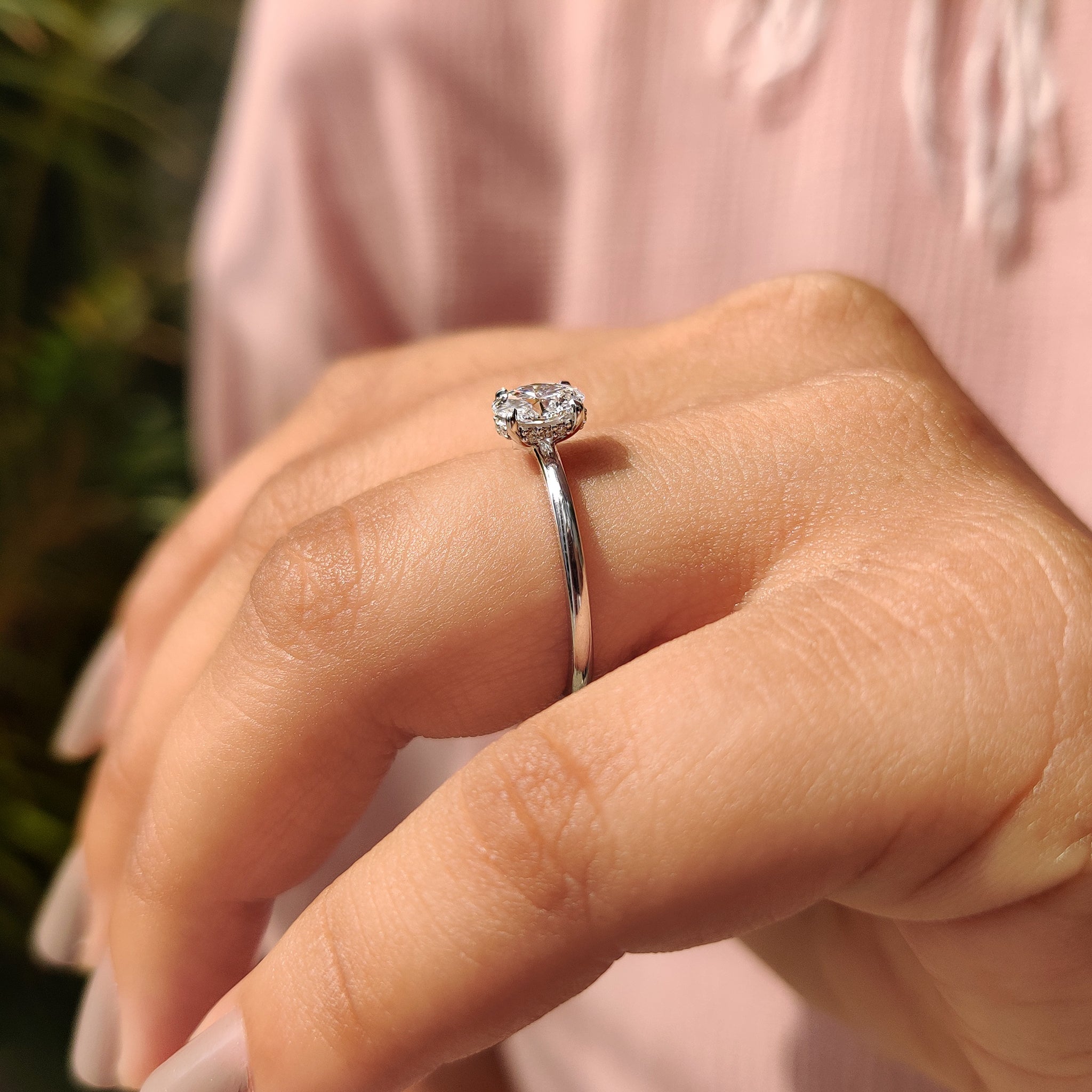 Handmade ring made with carat diamonds ring.
