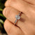Oval Hidden Halo Engagement Ring - Yellow Gold