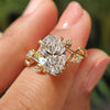 IGI certified diamond with handmade ring.
