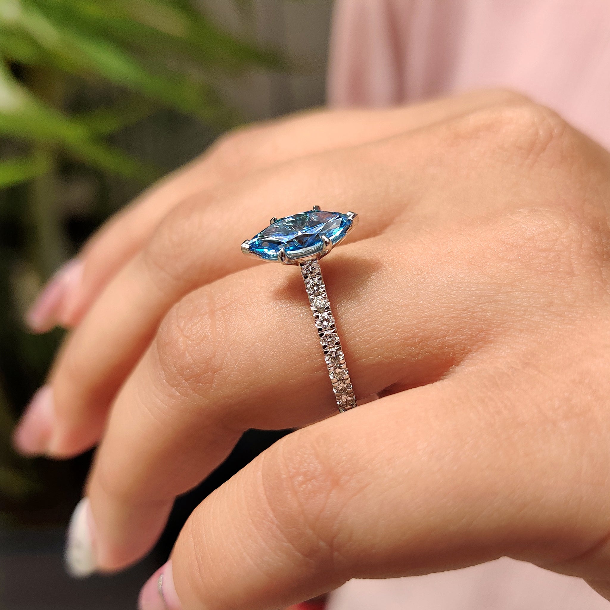Lab Grown Diamond with IGI certified tag.