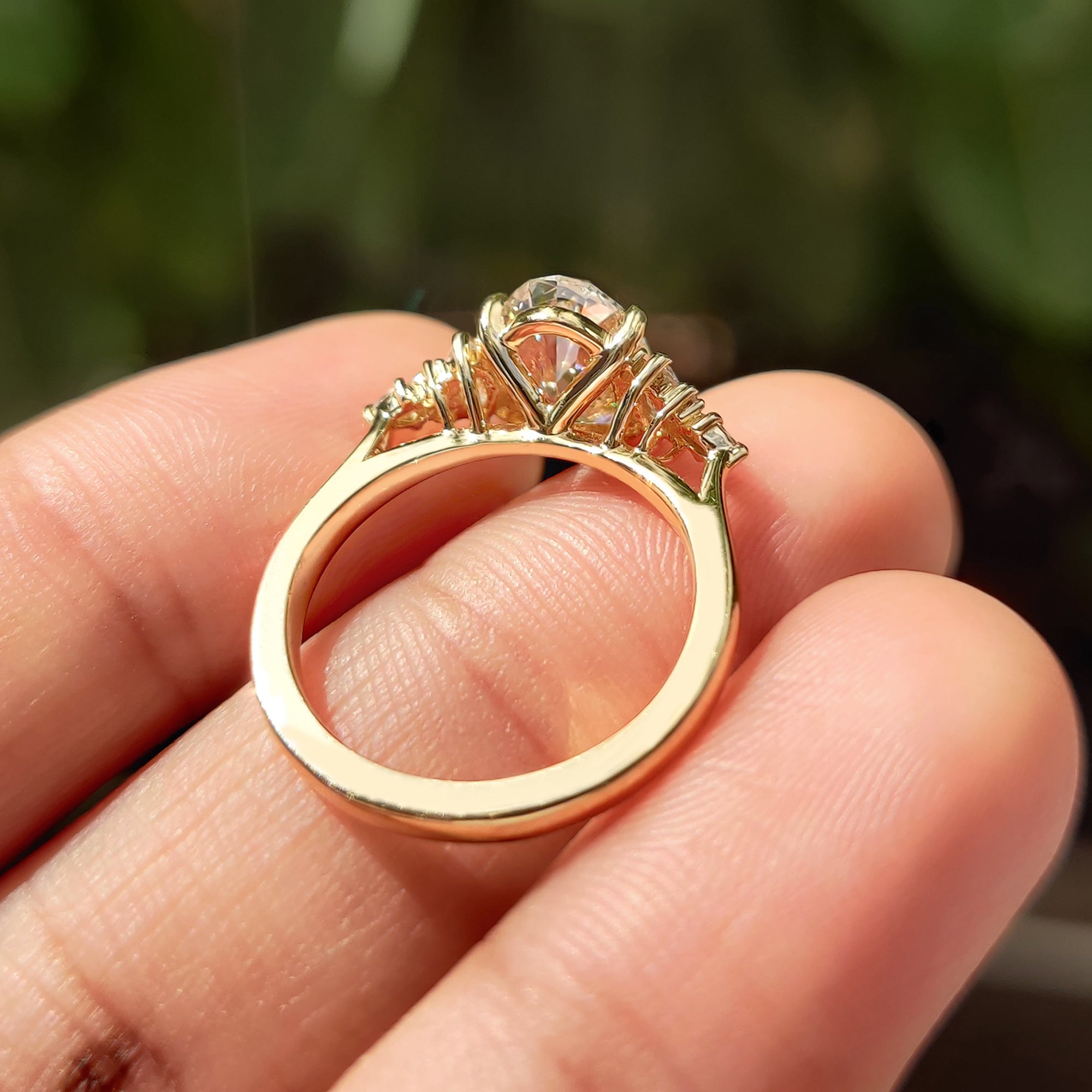 Shop Muse Style Oval Cut Cathedral Setting Engagement Ring Shop Muse Style Oval Cut Cathedral Setting Engagement Ring
