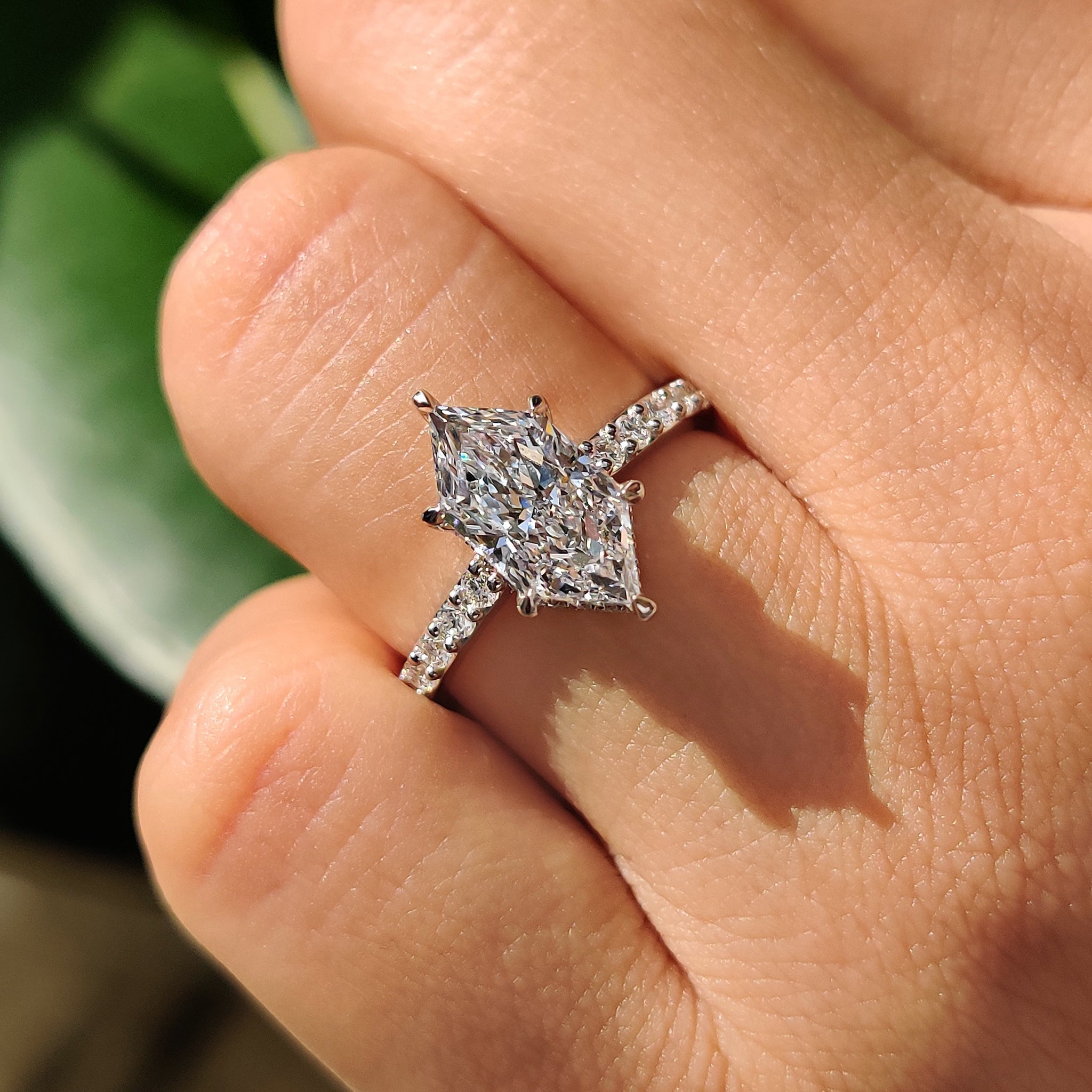 Buy engagement ring with carat diamonds ring.
