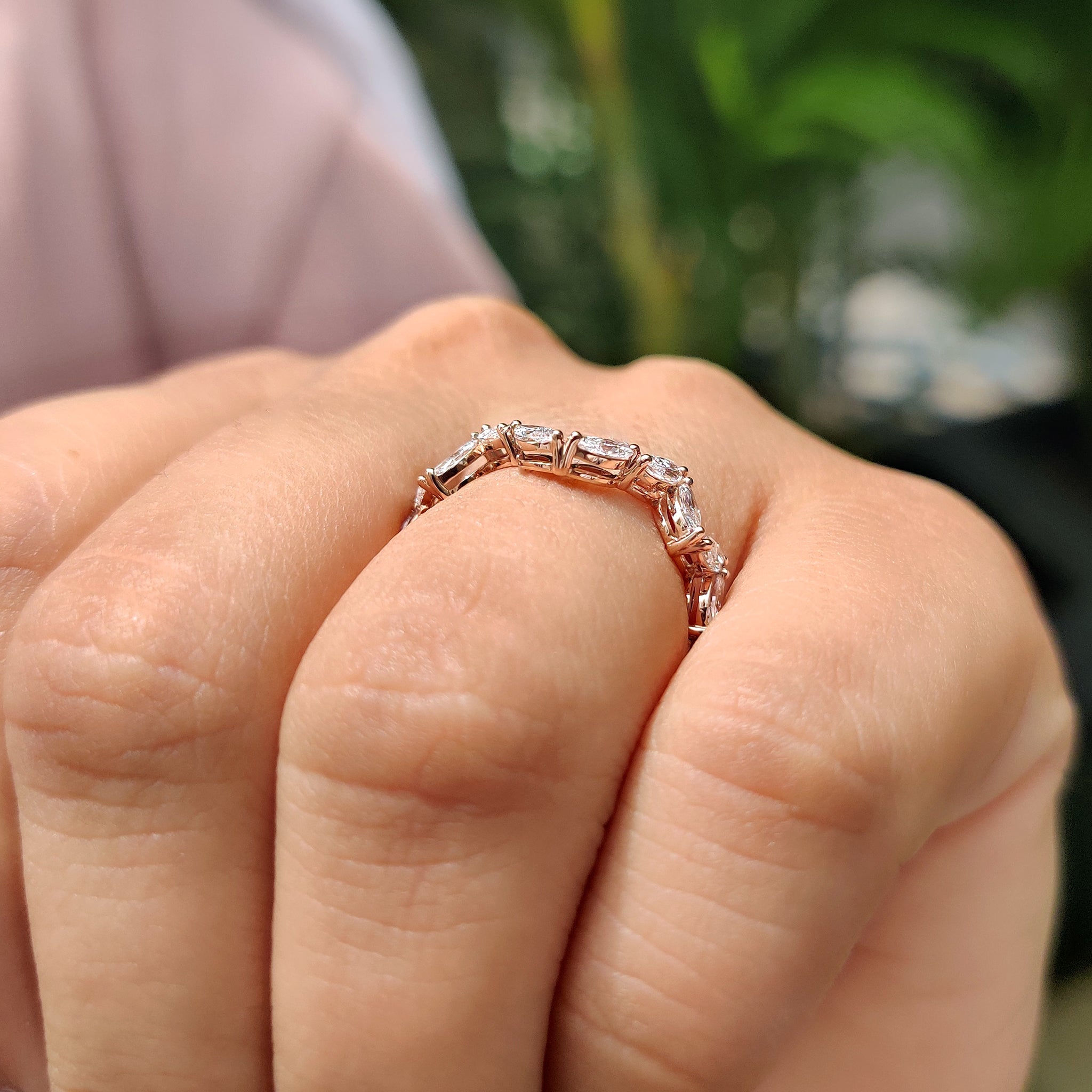 Carat diamonds wedding band in Lab Grown Diamond.