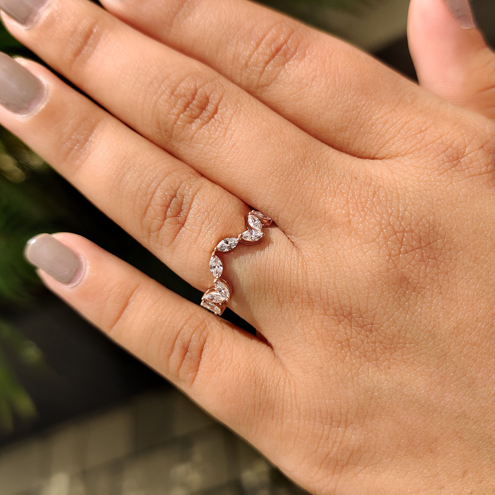 Buy wedding band with handmade band.