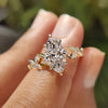 Nature Inspired Marquise Cut Diamond Engagement Ring