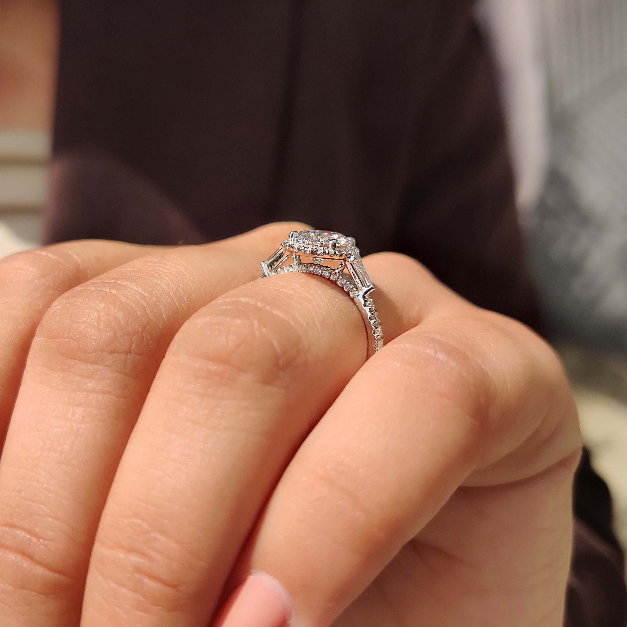 Buy diamond ring with diamond engagement ring.