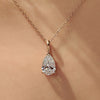 Unique diamond pendant in solitaire diamond.
