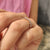 Lab grown diamond half eternity band made by Carat Diamonds.
