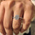 Emerald Engagement Ring in Dazzling Beauty