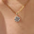 Round diamond pendant with round cut solitaire pendant.
