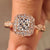 Vintage diamond engagement ring with princess cut diamond.
