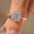 Portuguese Cut Diamond Ring In Solitaire Style