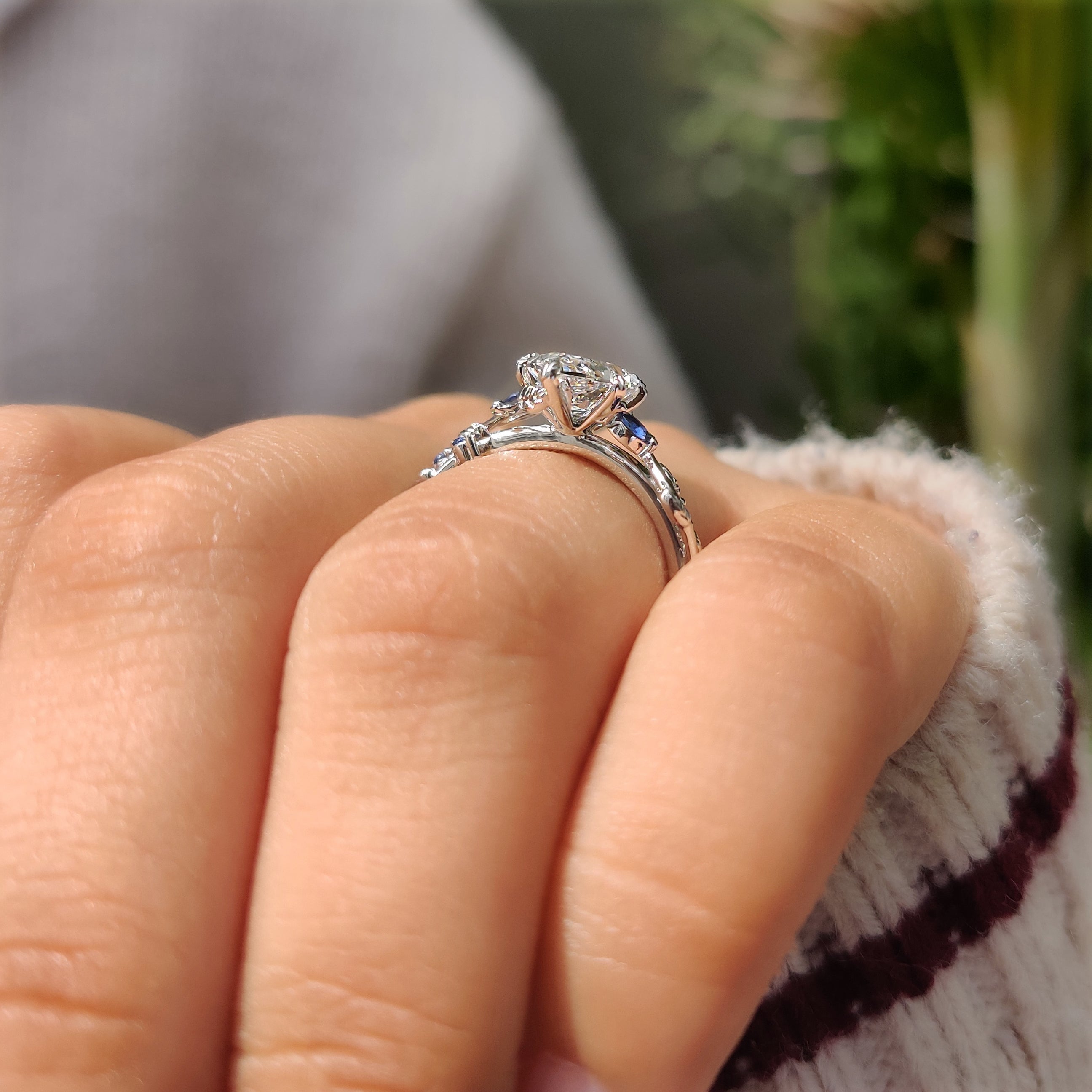Handmade dutch marquise diamond ring
