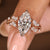 Marquise diamond ring with nature inspired design
