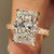 5 carat radiant cut diamond engagement ring.

