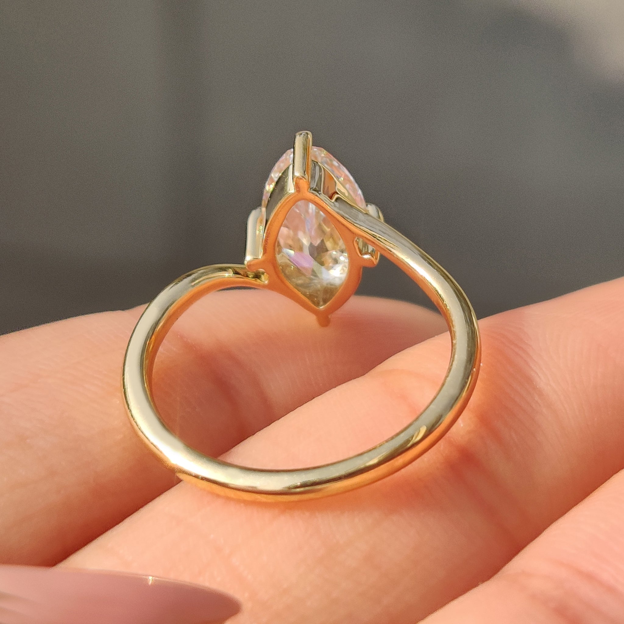 Marquise diamond ring designed by Carat Diamonds
