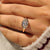 Solitaire Oval Diamond Ring in Bezel Setting