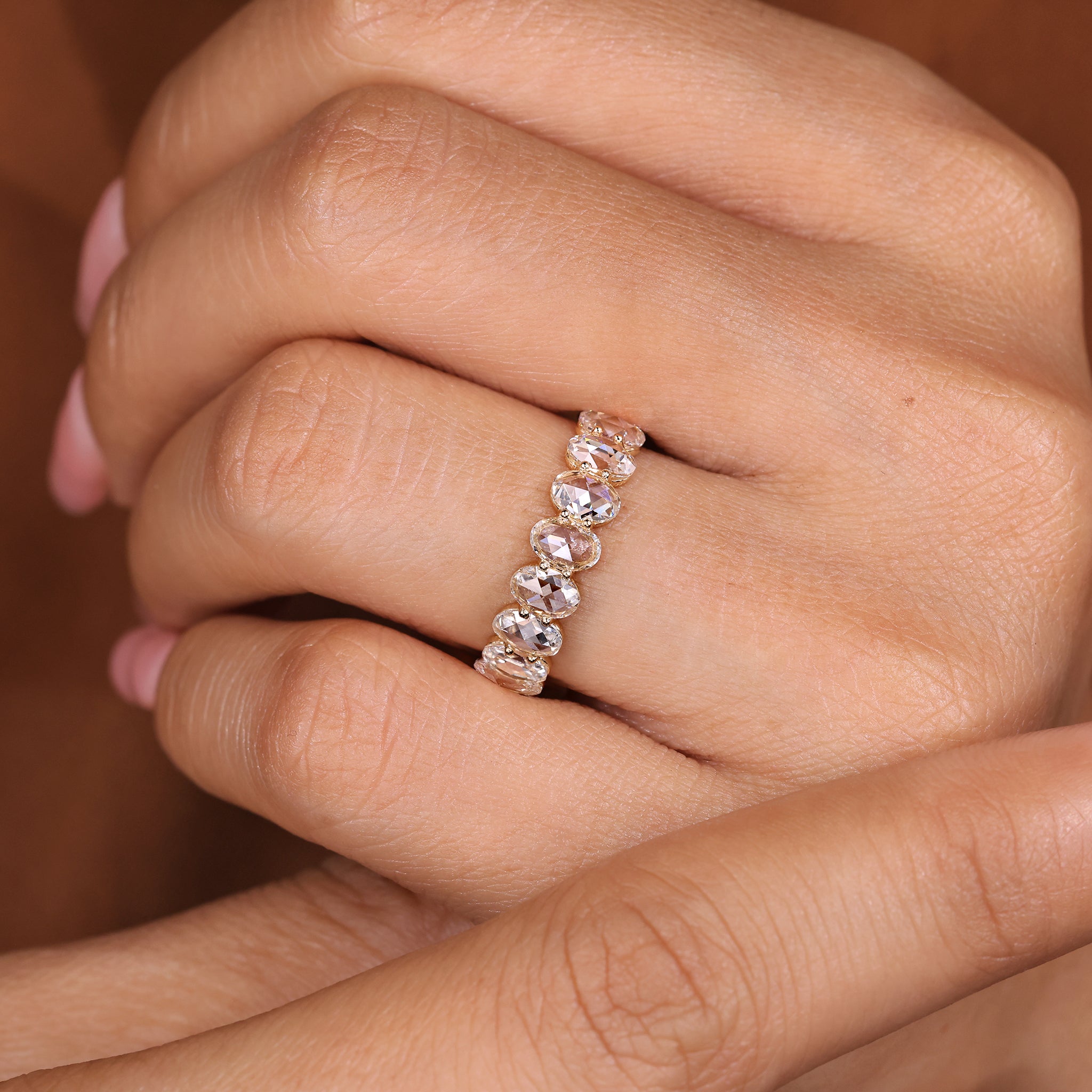 Diamond Eternity Band crafted with lab grown diamonds
