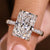 5 carat radiant cut diamond ring with hidden halo
