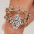 Marquise cut bridal set with matching wedding band.
