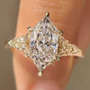 Dutch marquise diamond ring with vintage inspired style
