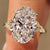 Solitaire engagement ring with oval diamond
