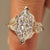 Dutch marquise diamond ring with nature inspired floral design.