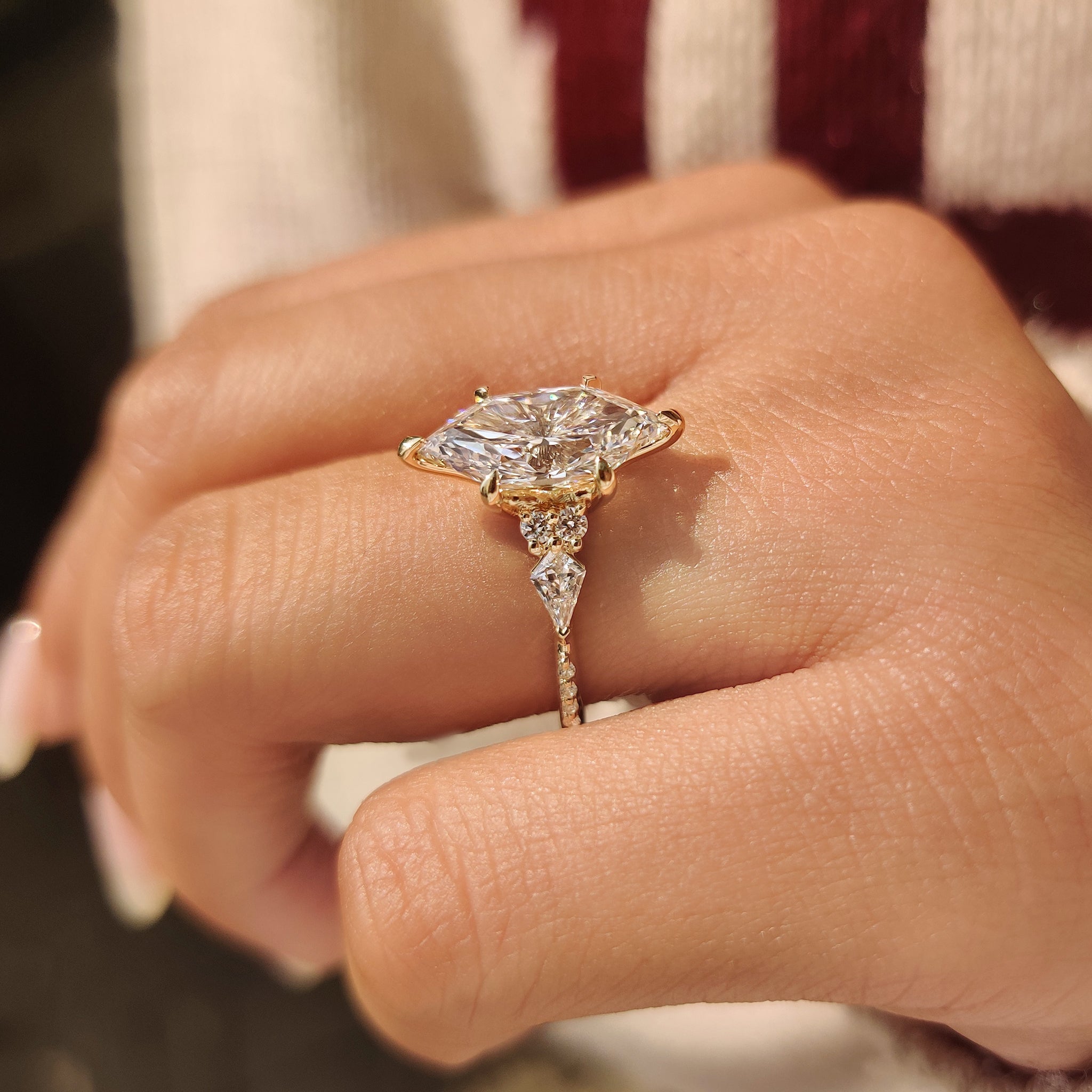 Ring Stone Morque Shop Dutch Marquise Ring in Muse Setting