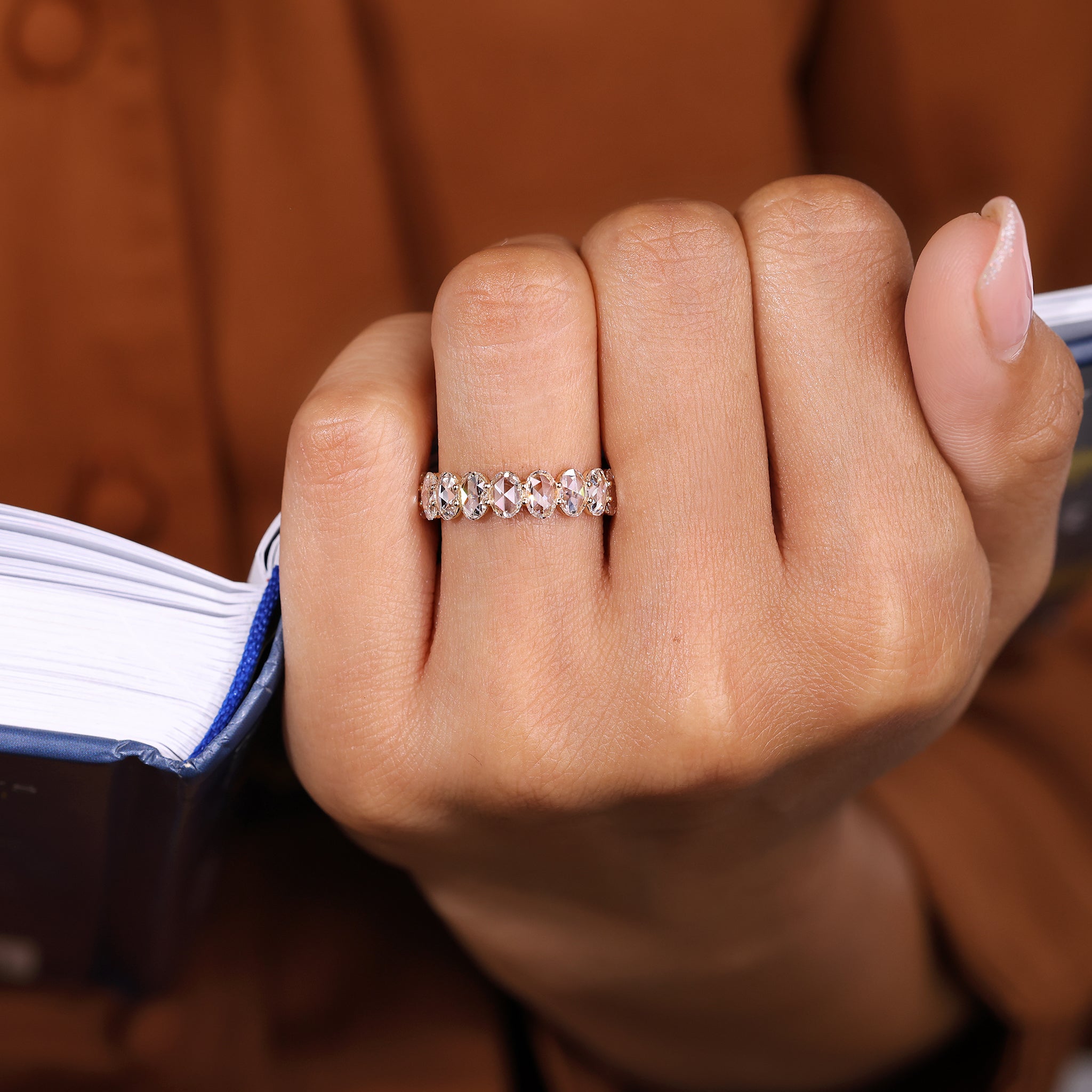 Diamond Eternity Band designed for daily wear
