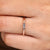 Handmade wedding band with baguette lab grown diamonds
