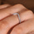 Chevron Wedding Band - Stackable Style