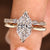Dutch Marquise Ring with Wedding Band
