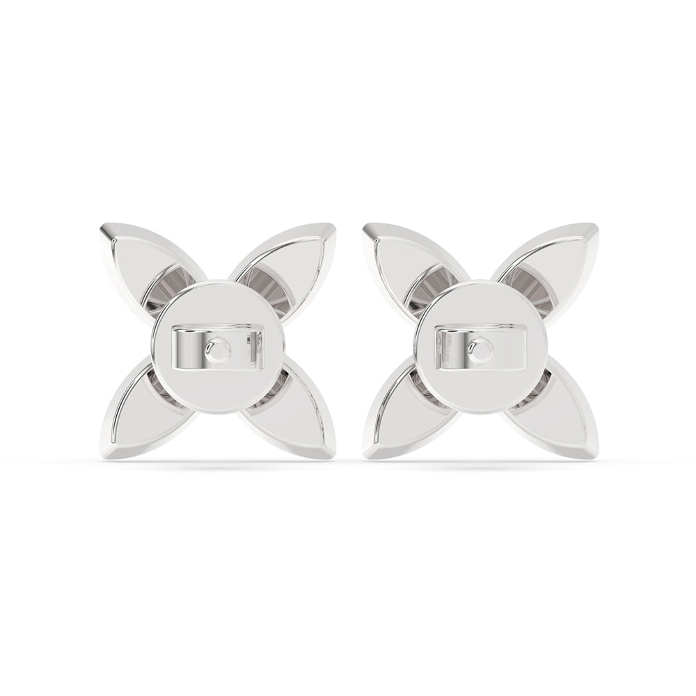 Petite flower stud earrings ideal for daily wear.
