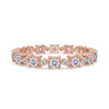 Rose Gold Eternity Band designed for everyday and bridal wear.
