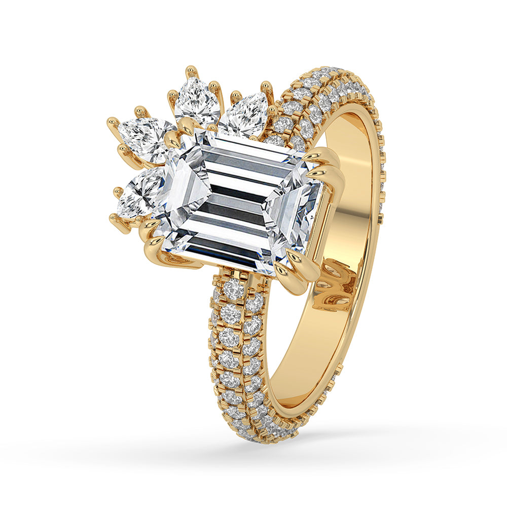Marquise Muse Setting Ring with Carat Diamonds for a Unique Engagement Ring.
