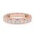 Stunning baguette wedding band with timeless elegance.
