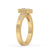 Bezel setting ring featuring a stunning round cut diamond.