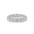 White gold eternity band with lab grown diamonds from Carat Diamonds.
