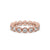 Bezel wedding band with a stunning round diamond wedding band design.
