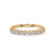 Shared prong diamond band with sparkling round diamonds set in a sleek design.
