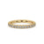 Round diamond gold band with a sleek and elegant design.

