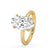 Elegant solitaire engagement ring with a timeless design.