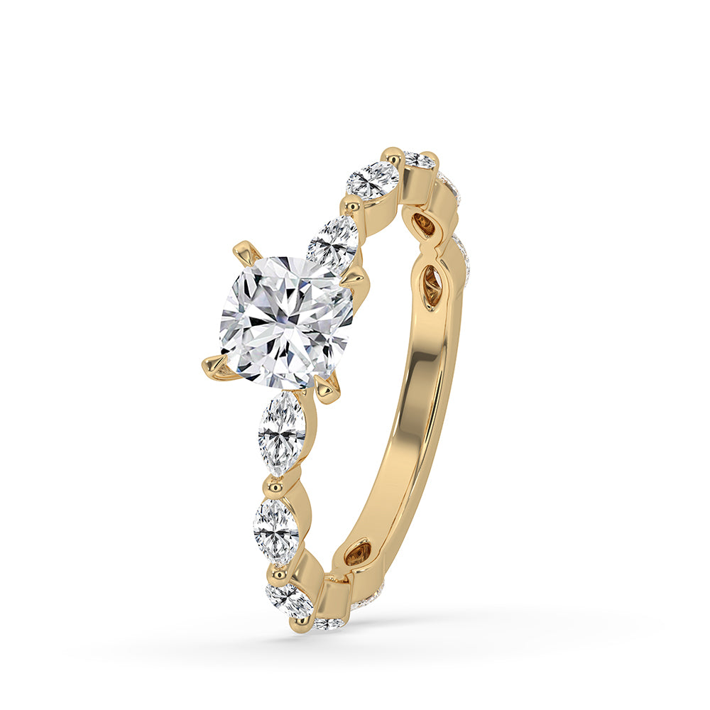 Yellow gold ring from carat diamonds engagement ring collection