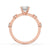 Lab diamond ring with round brilliant cut diamond, crafted as a carat diamonds ring with timeless beauty and style.