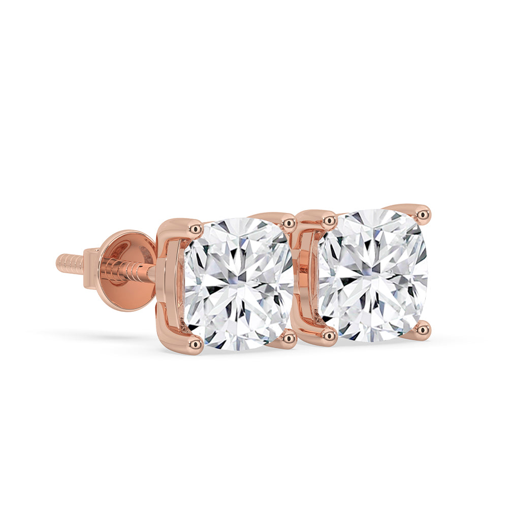 Lab grown diamond earrings for a sustainable choice.
