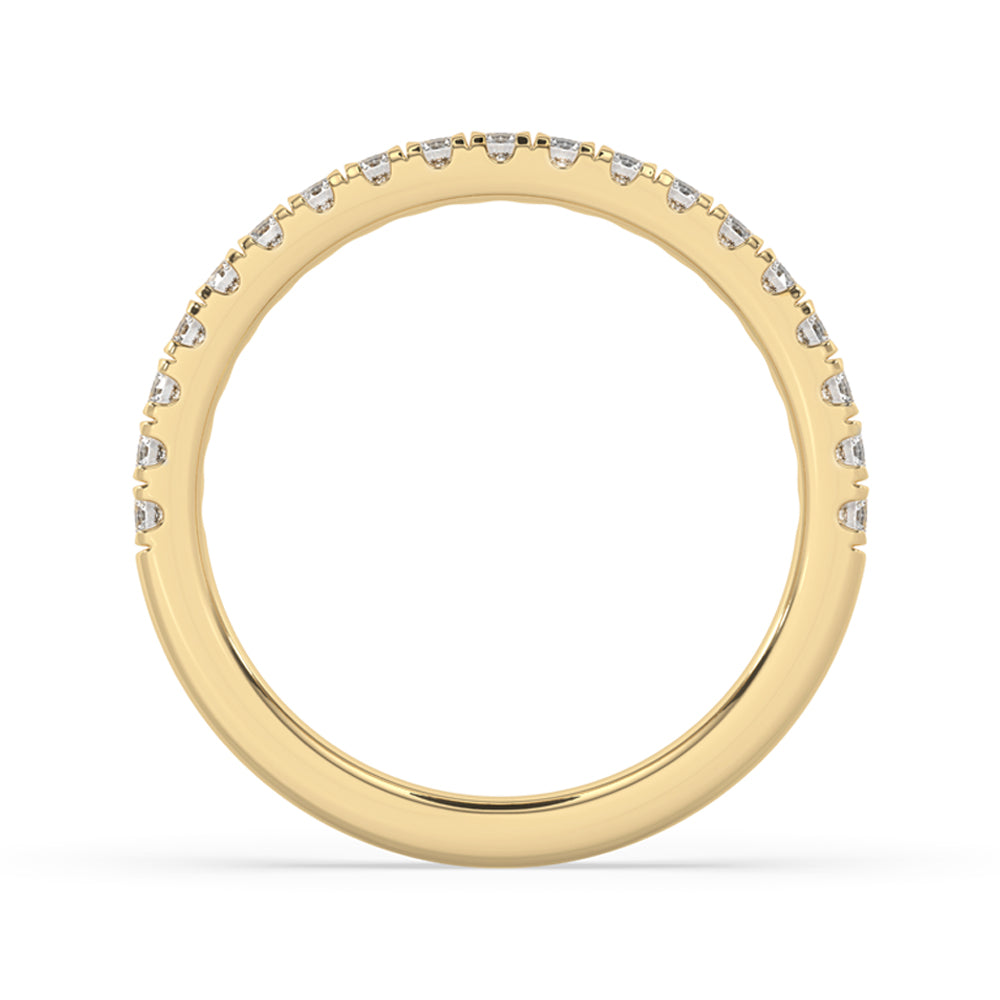 Half Eternity Band - Round Cut Diamond